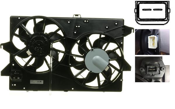 Ventilateur de refroidissement du moteur (Motoventilateur) MAHLE Aftermarket CFF 319 000S