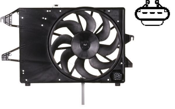 Ventilateur de refroidissement du moteur (Motoventilateur) MAHLE Aftermarket CFF 325 000S