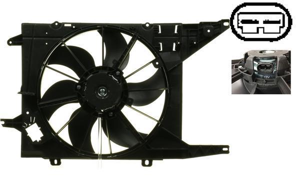 Ventilateur de refroidissement du moteur (Motoventilateur) MAHLE Aftermarket CFF 327 000S