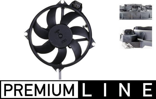 Ventilateur de refroidissement du moteur (Motoventilateur) MAHLE Aftermarket CFF 370 000P