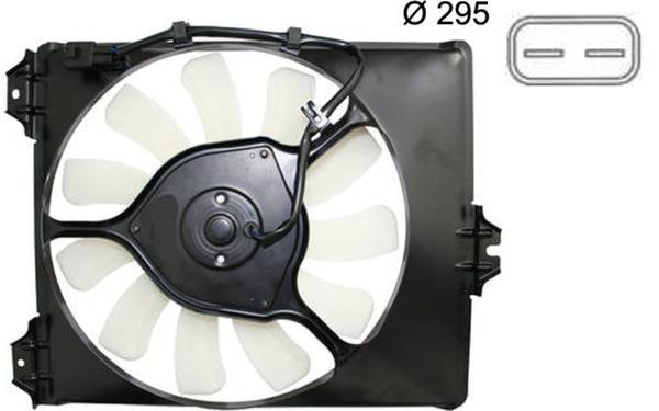 Ventilateur de refroidissement du moteur (Motoventilateur) MAHLE Aftermarket CFF 390 000S