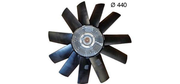 Ventilateur de refroidissement du moteur (Motoventilateur) MAHLE Aftermarket CFF 410 000P