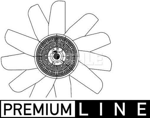 Ventilateur de refroidissement du moteur (Motoventilateur) MAHLE Aftermarket CFF 502 000P