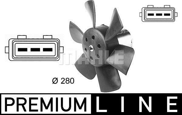 Ventilateur de refroidissement du moteur (Motoventilateur) MAHLE Aftermarket CFF 6 000P