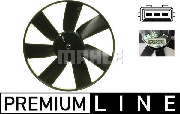 Ventilateur de refroidissement du moteur (Motoventilateur) MAHLE Aftermarket ref. CFF 9 000P