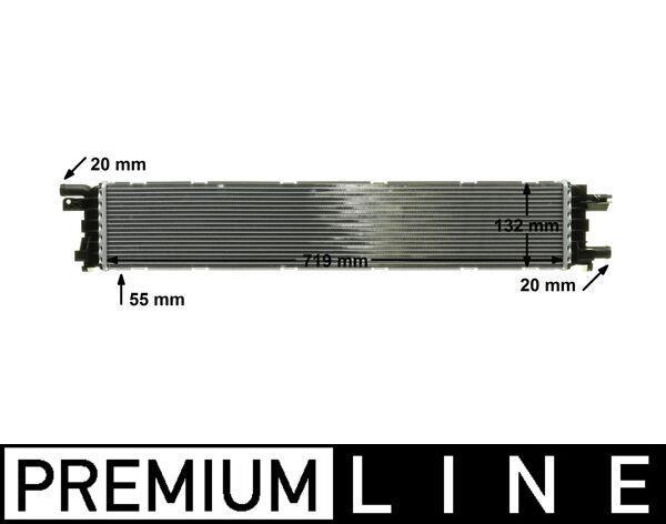 Radiateur basse température, intercooler MAHLE Aftermarket ref. CIR 12 000P