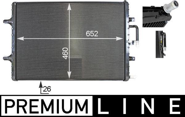 Radiateur basse température, intercooler MAHLE Aftermarket ref. CIR 2 000P