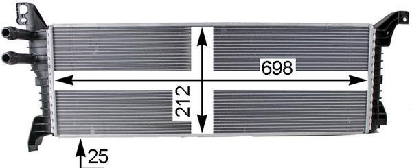 Radiateur basse température, intercooler MAHLE Aftermarket ref. CIR 9 000P
