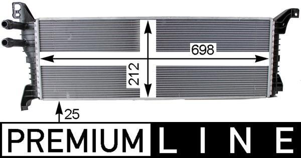 Radiateur basse température, intercooler MAHLE Aftermarket ref. CIR 9 000P