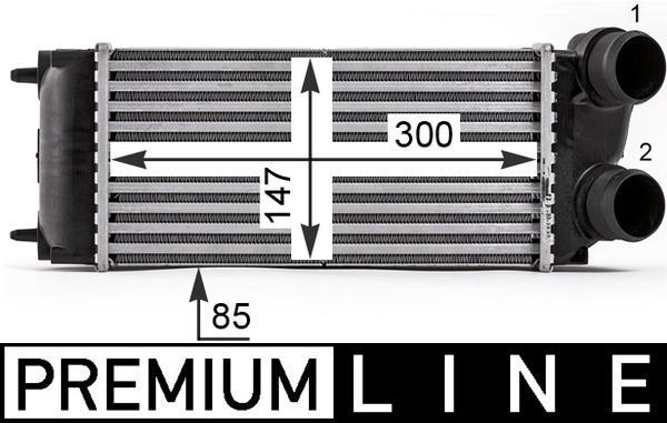 Intercooler, échangeur (Refroidisseur d'air) MAHLE Aftermarket ref. CI 16 000P
