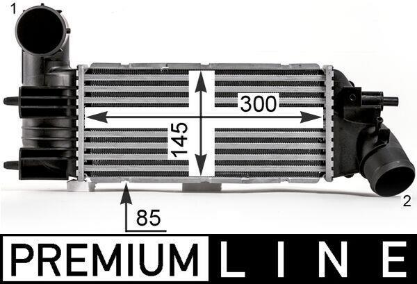 Intercooler, échangeur (Refroidisseur d'air) MAHLE Aftermarket ref. CI 26 000P