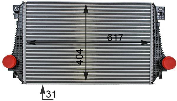 Intercooler, échangeur (Refroidisseur d'air) MAHLE Aftermarket ref. CI 27 000P