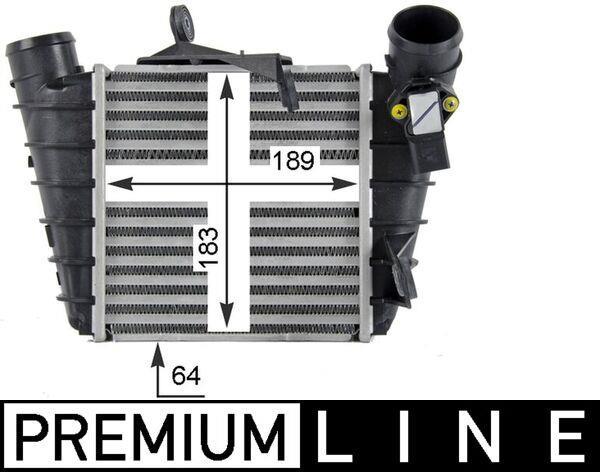 Intercooler, échangeur (Refroidisseur d'air) MAHLE Aftermarket ref. CI 298 000P