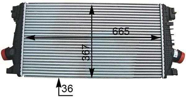 Intercooler, échangeur (Refroidisseur d'air) MAHLE Aftermarket ref. CI 364 000P