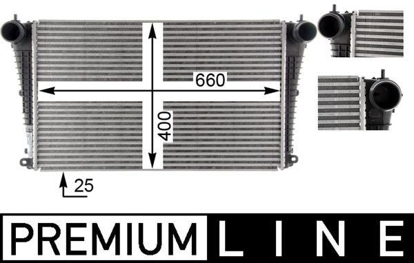 Intercooler, échangeur (Refroidisseur d'air) MAHLE Aftermarket ref. CI 365 000P