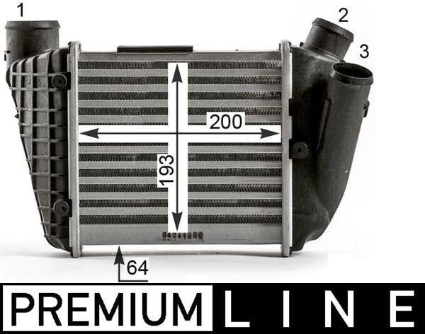 Intercooler, échangeur (Refroidisseur d'air) MAHLE Aftermarket ref. CI 429 000P