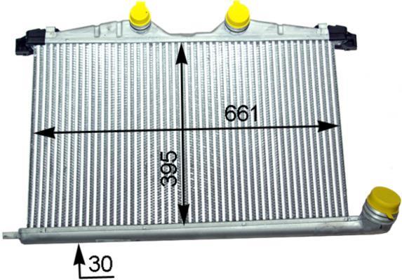 Intercooler, échangeur (Refroidisseur d'air) MAHLE Aftermarket ref. CI 467 000P