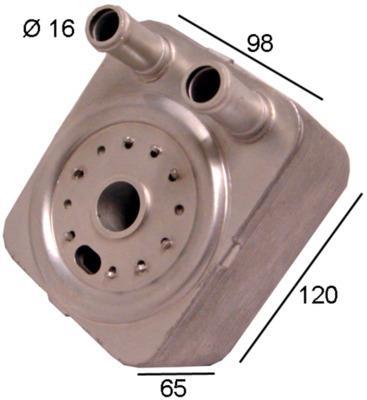 Radiateur d'huile moteur (Refroidisseur d'huile moteur) MAHLE Aftermarket ref. CLC 162 000S