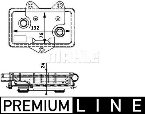 Radiateur d'huile moteur (Refroidisseur d'huile moteur) MAHLE Aftermarket CLC 37 000P