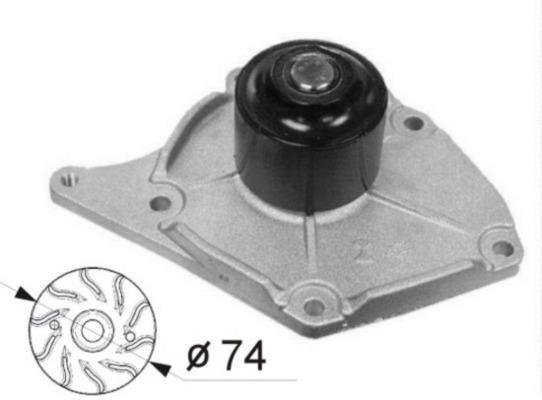 Pompe à eau MAHLE Aftermarket ref. CP 54 000S