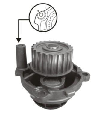 Pompe à eau MAHLE Aftermarket ref. CP 8 000S