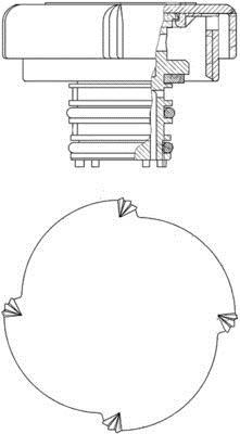 Bouchon, réservoir de liquide de refroidissement MAHLE Aftermarket CRB 21 000P