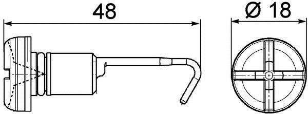 Vis, bouchon de radiateur MAHLE Aftermarket CRX 49 000P