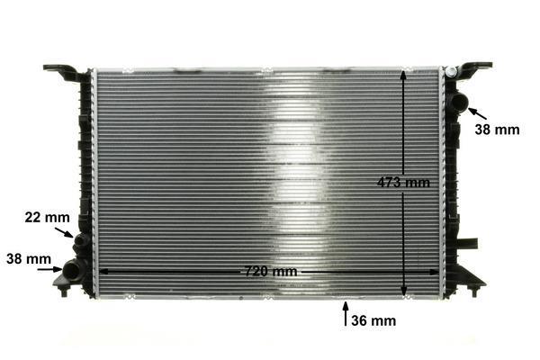 Radiateur moteur (Radiateur de refroidissement) MAHLE Aftermarket CR 1023 000P