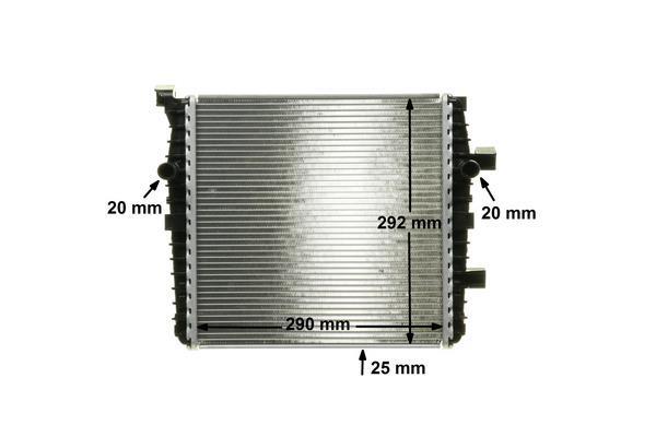 Radiateur moteur (Radiateur de refroidissement) MAHLE Aftermarket CR 1028 000P