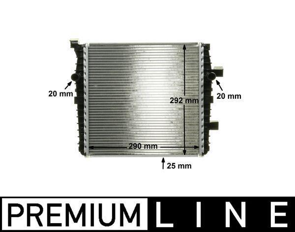 Radiateur moteur (Radiateur de refroidissement) MAHLE Aftermarket CR 1028 000P