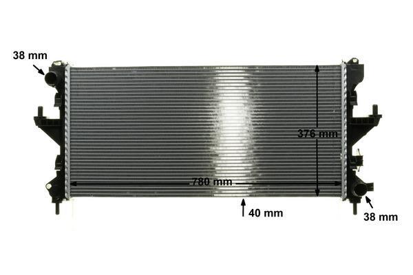 Radiateur moteur (Radiateur de refroidissement) MAHLE Aftermarket CR 1034 000P