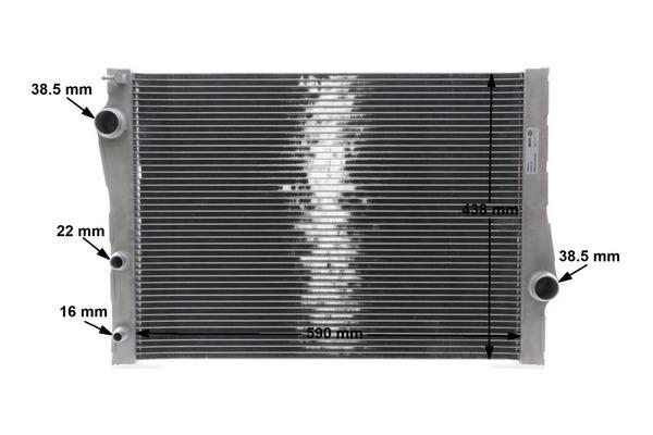 Radiateur moteur (Radiateur de refroidissement) MAHLE Aftermarket CR 1049 000S