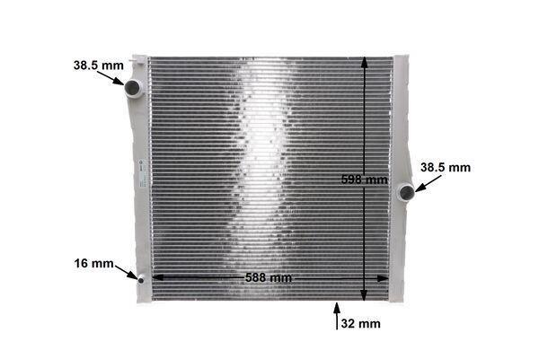 Radiateur moteur (Radiateur de refroidissement) MAHLE Aftermarket CR 1050 000S