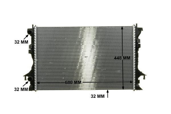 Radiateur moteur (Radiateur de refroidissement) MAHLE Aftermarket CR 1061 000P
