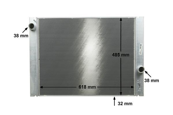 Radiateur moteur (Radiateur de refroidissement) MAHLE Aftermarket CR 1067 000P