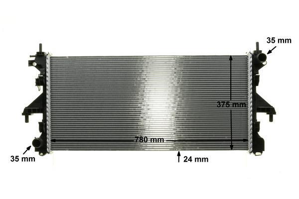 Radiateur moteur (Radiateur de refroidissement) MAHLE Aftermarket CR 1068 000P