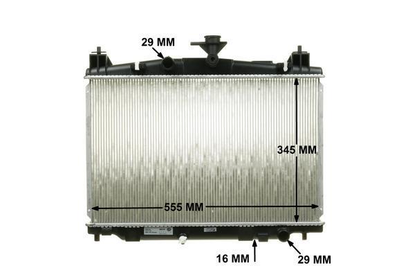 Radiateur moteur (Radiateur de refroidissement) MAHLE Aftermarket ref. CR 1071 000S