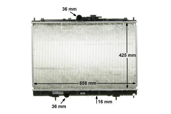 Radiateur moteur (Radiateur de refroidissement) MAHLE Aftermarket CR 1073 000S