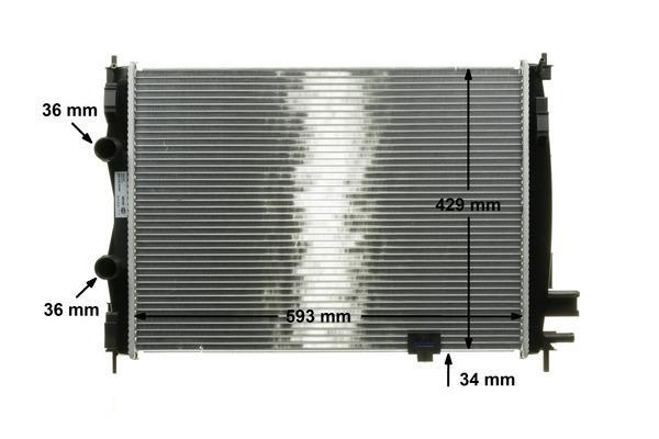 Radiateur moteur (Radiateur de refroidissement) MAHLE Aftermarket ref. CR 1075 000S