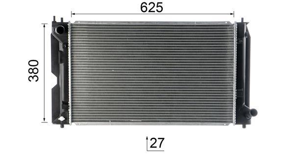 Radiateur moteur (Radiateur de refroidissement) MAHLE Aftermarket CR 1079 000S