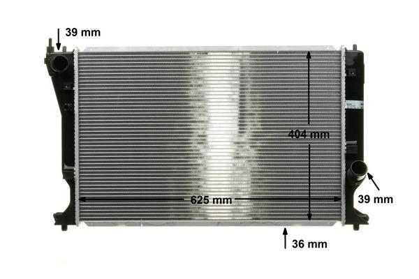 Radiateur moteur (Radiateur de refroidissement) MAHLE Aftermarket CR 1080 000S