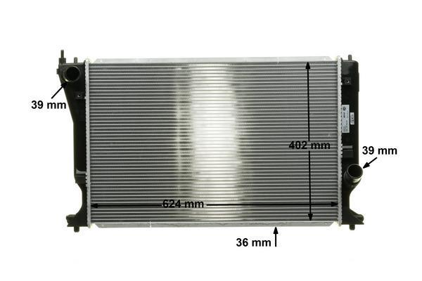 Radiateur moteur (Radiateur de refroidissement) MAHLE Aftermarket CR 1081 000S