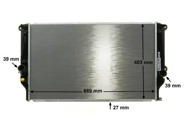 Radiateur moteur (Radiateur de refroidissement) MAHLE Aftermarket CR 1082 000S