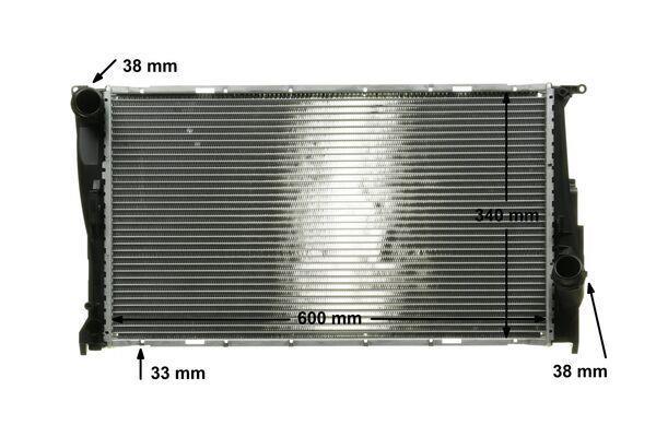 Radiateur moteur (Radiateur de refroidissement) MAHLE Aftermarket CR 1084 000P