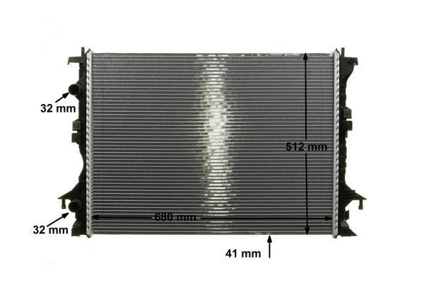 Radiateur moteur (Radiateur de refroidissement) MAHLE Aftermarket CR 1092 000P