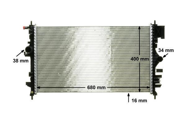 Radiateur moteur (Radiateur de refroidissement) MAHLE Aftermarket CR 1099 000P