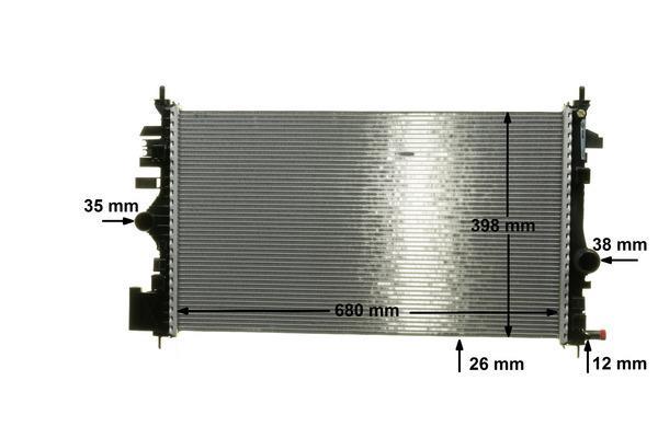 Radiateur moteur (Radiateur de refroidissement) MAHLE Aftermarket ref. CR 1102 000P