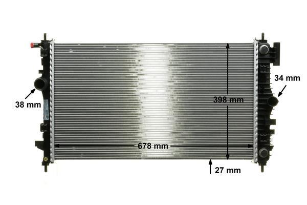 Radiateur moteur (Radiateur de refroidissement) MAHLE Aftermarket CR 1103 000P