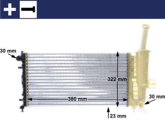 Radiateur moteur (Radiateur de refroidissement) MAHLE Aftermarket CR 1108 000S