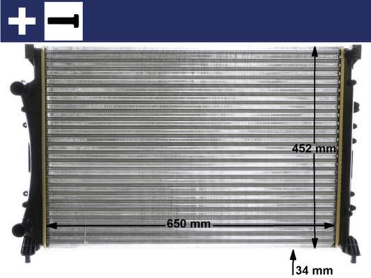 Radiateur moteur (Radiateur de refroidissement) MAHLE Aftermarket CR 1110 000S
